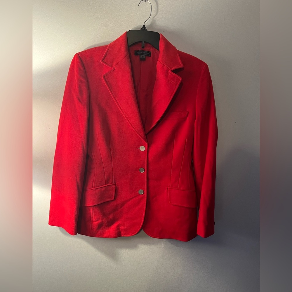 Elegant Red Blazer